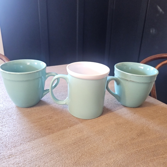 Christmas mug set of 3 teal blue - Picture 6 of 9